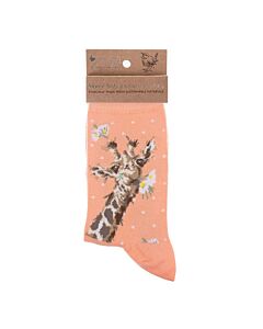 Wrendale Designs "Flowers" Giraffe Socks